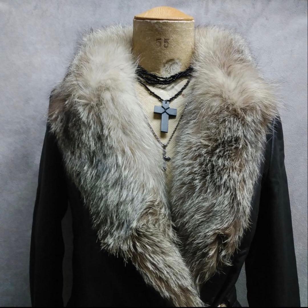 y2k　レザーコート　ファー　フェアリーグランジ　NANA