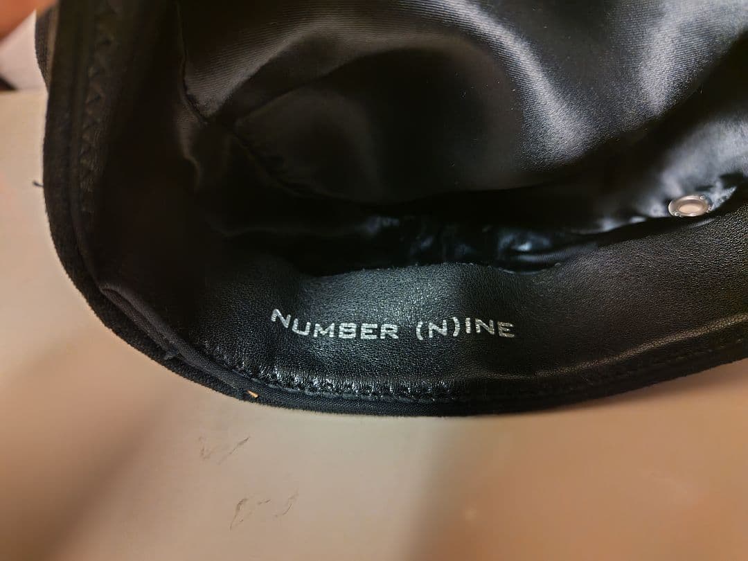 02ssナンバーナインインク加工キャスケットnumbernineModern期