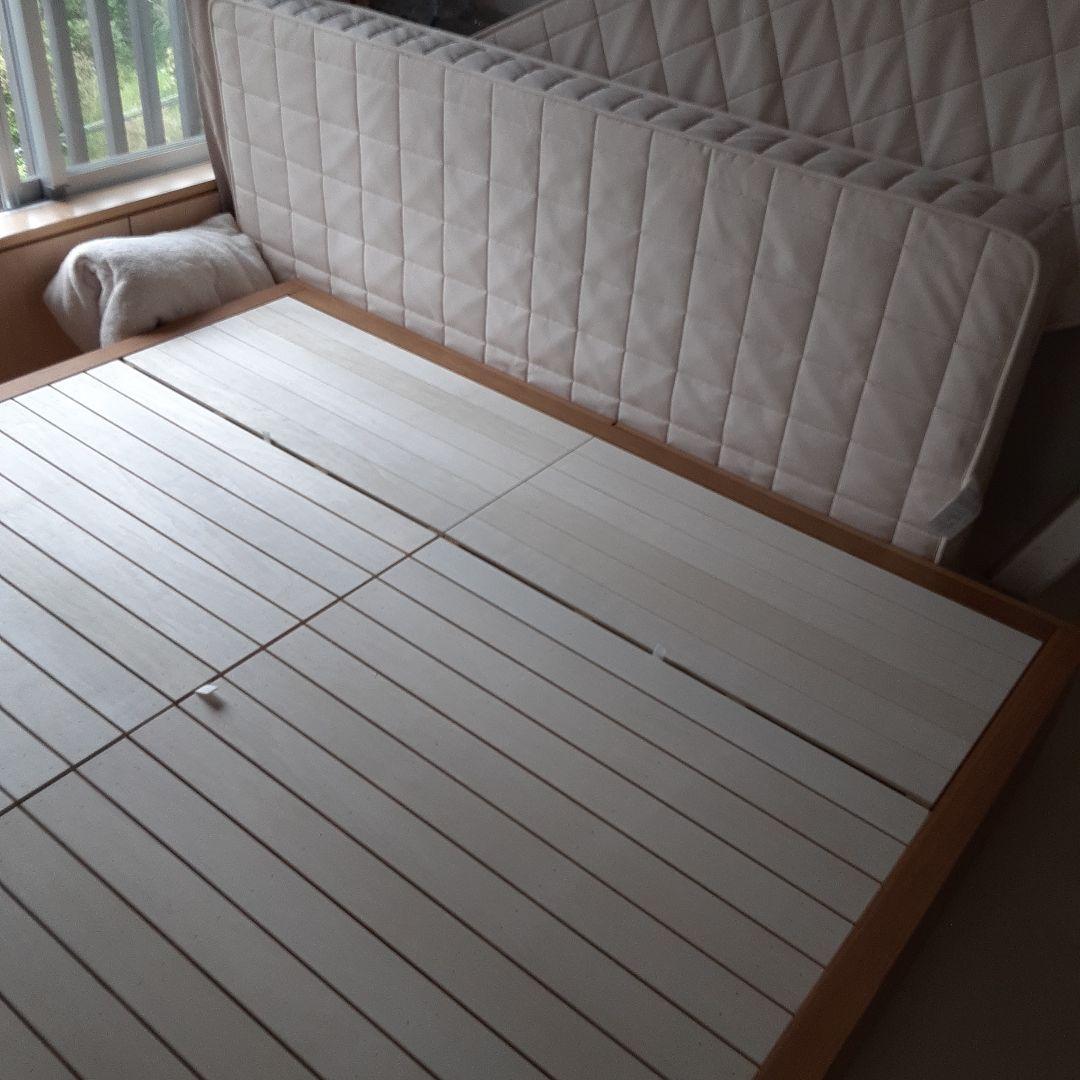 ☆横浜市で直接お渡しのみ☆［無印良品］キングベッド