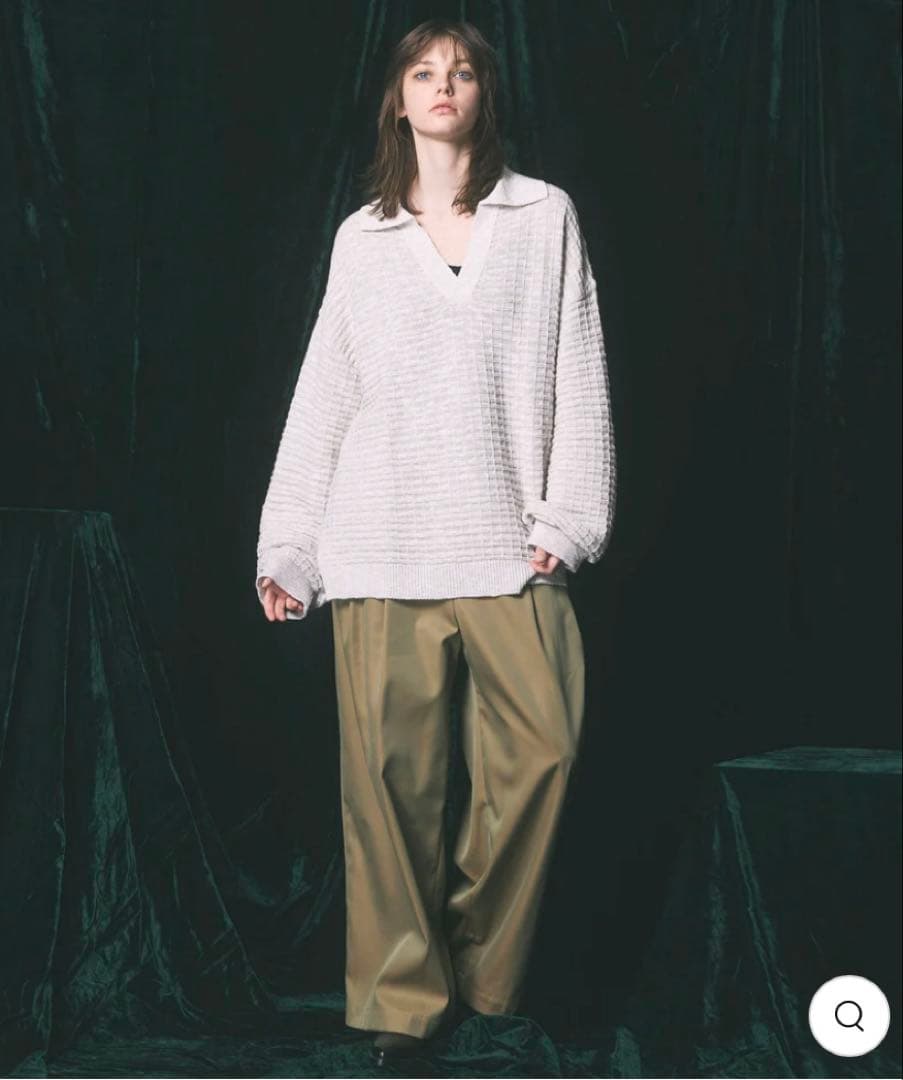 MAISON SPECIAL ワイドツータックパンツ