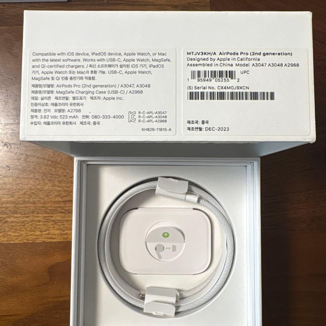 Apple AirPods Pro(第2世代 USB-C) 本体 純正品
