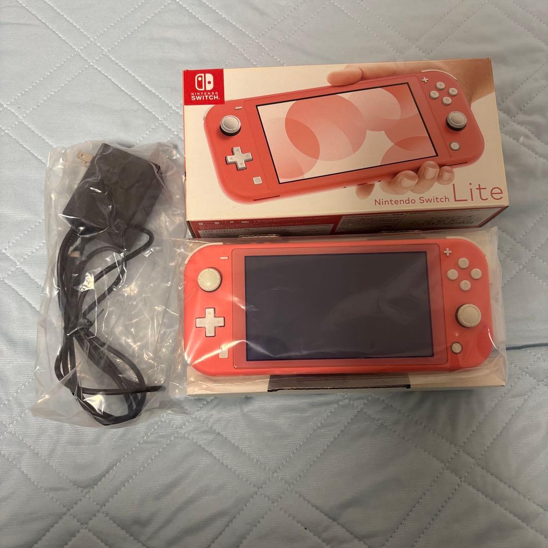 Nintendo Switch Lite ピンク　モンハンセット　SDカード付き