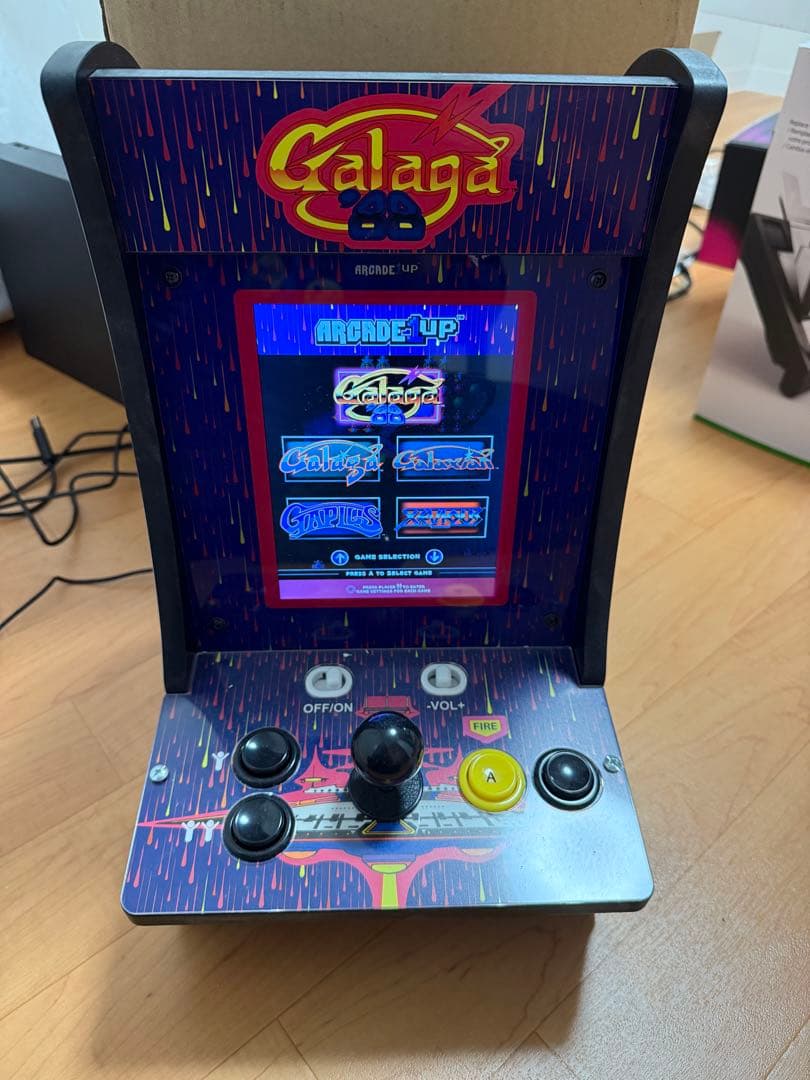 Arcade1up カウンター型 ギャラガ'88など5作品収録