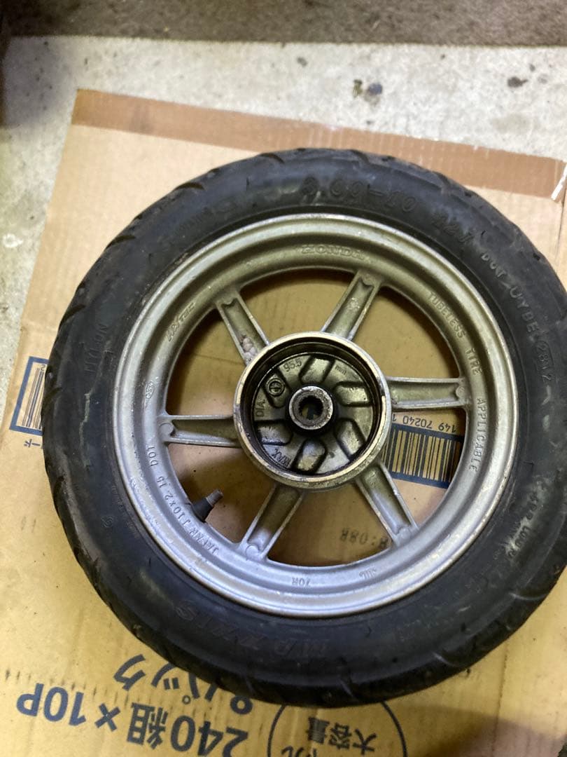 ライブディオZXホイール 金サス前後セットキャリパーステムマスターフルセット