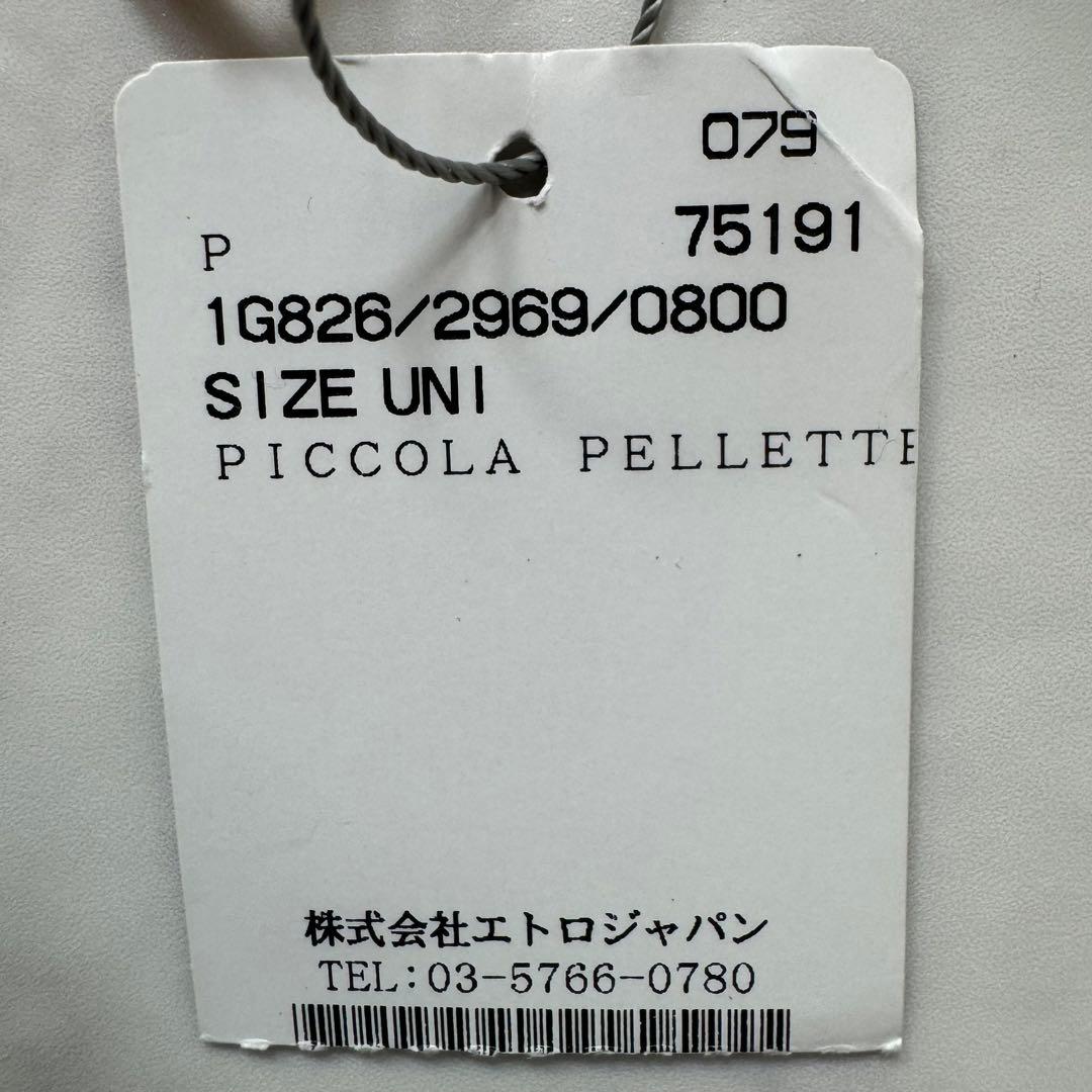 ✨未使用タグ付き✨ETRO 長財布 レザー クロコ型押し ペイズリー 付属品あり