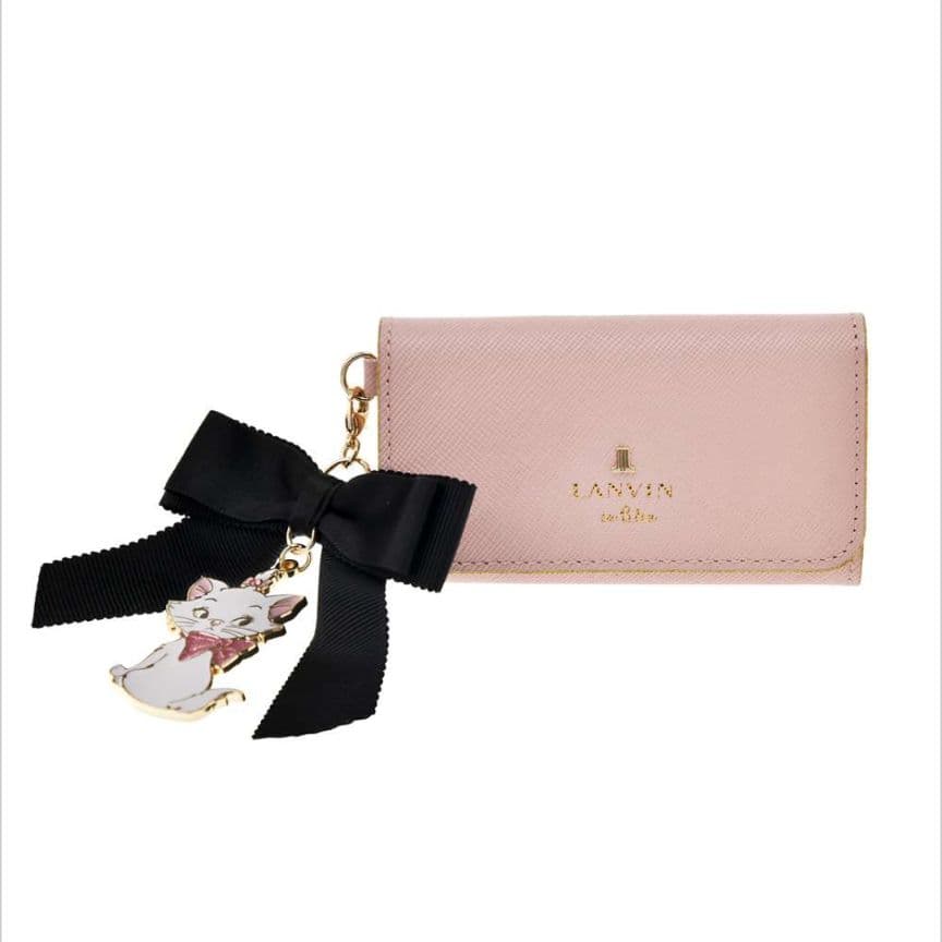 LANVIN en Bleu マリー おしゃれキャット キーケース チャーム付き