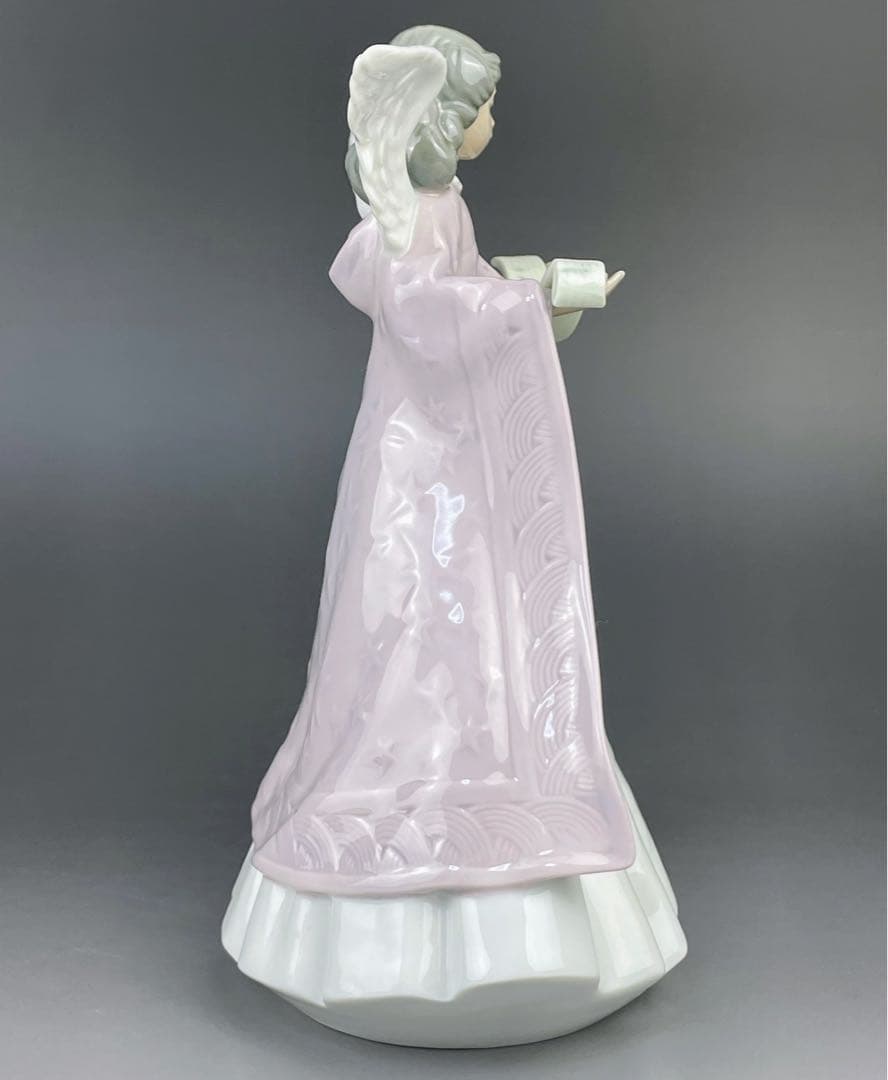 リヤドロ 楽譜を持つ天使 ピンク 桃色 リアドロ LLRADRO エンジェル