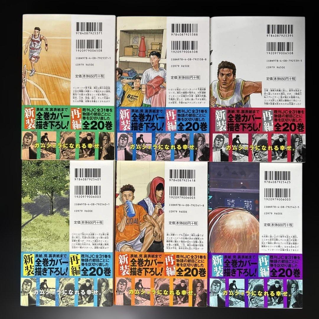 【美品・全巻帯あり】SLAM DUNK スラムダンク 新装再編版 全20巻セット