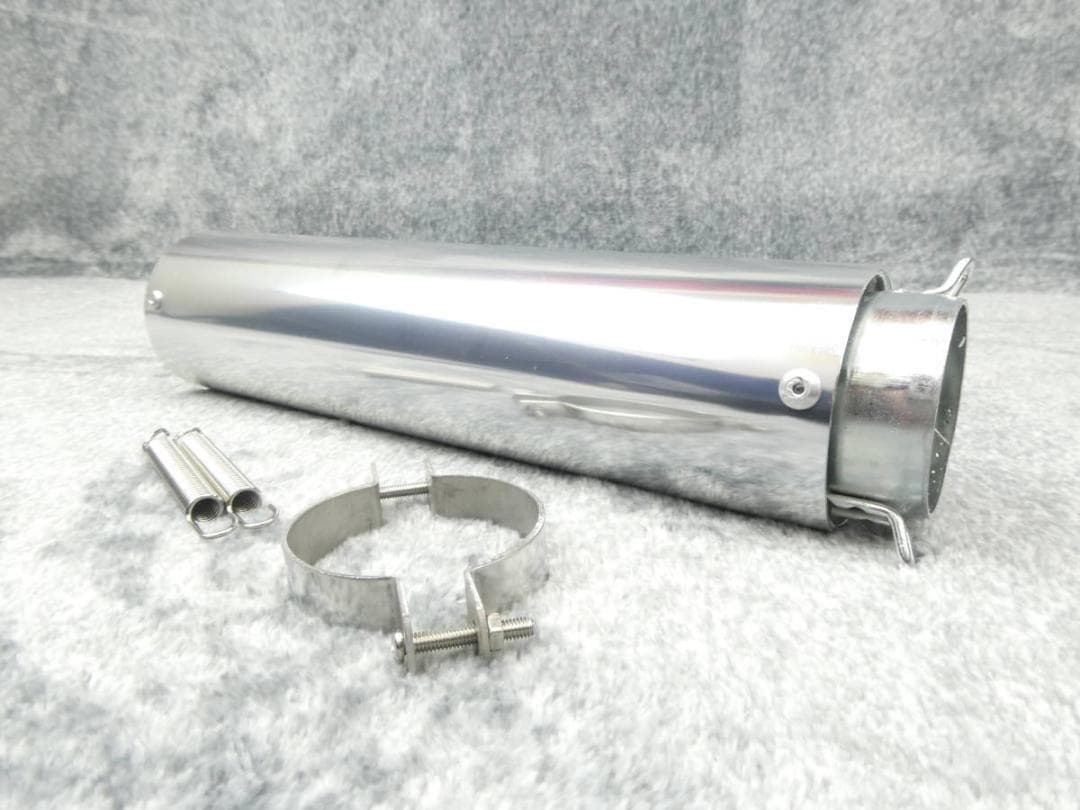 エンデ　サイレンサー　銀５０．８π　バンド　ナカノ　耐熱　ステッカー/ 汎用