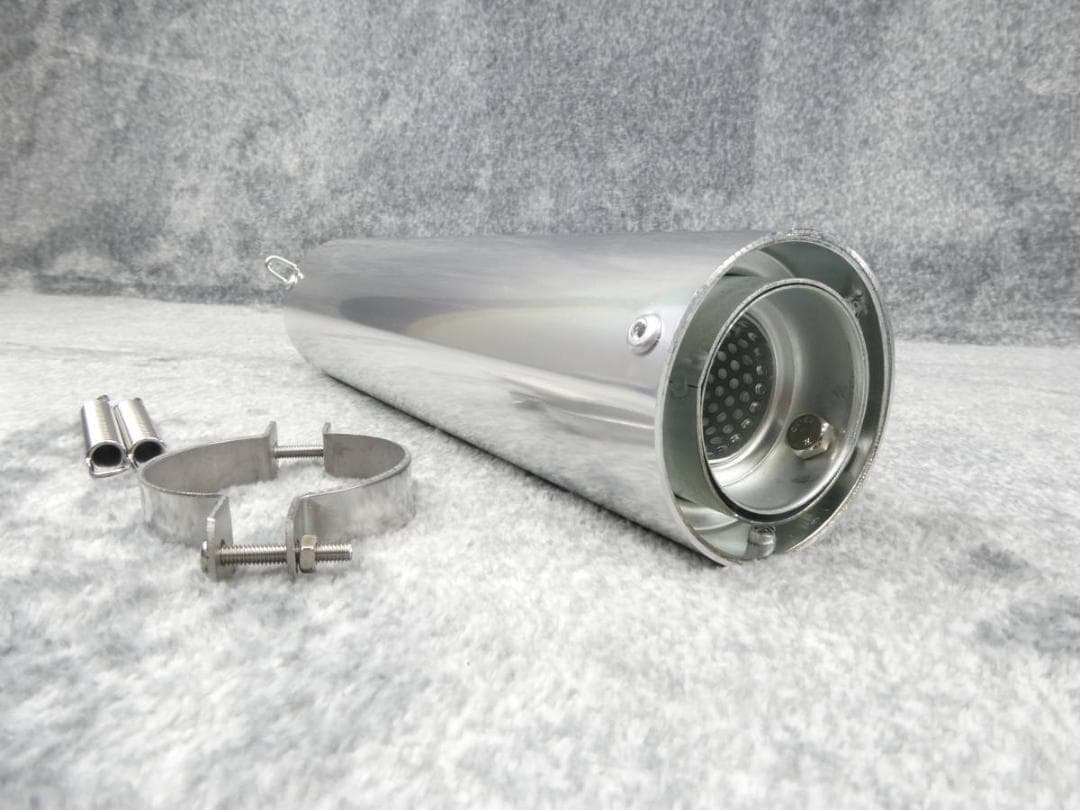 エンデ　サイレンサー　銀５０．８π　バンド　ナカノ　耐熱　ステッカー/ 汎用