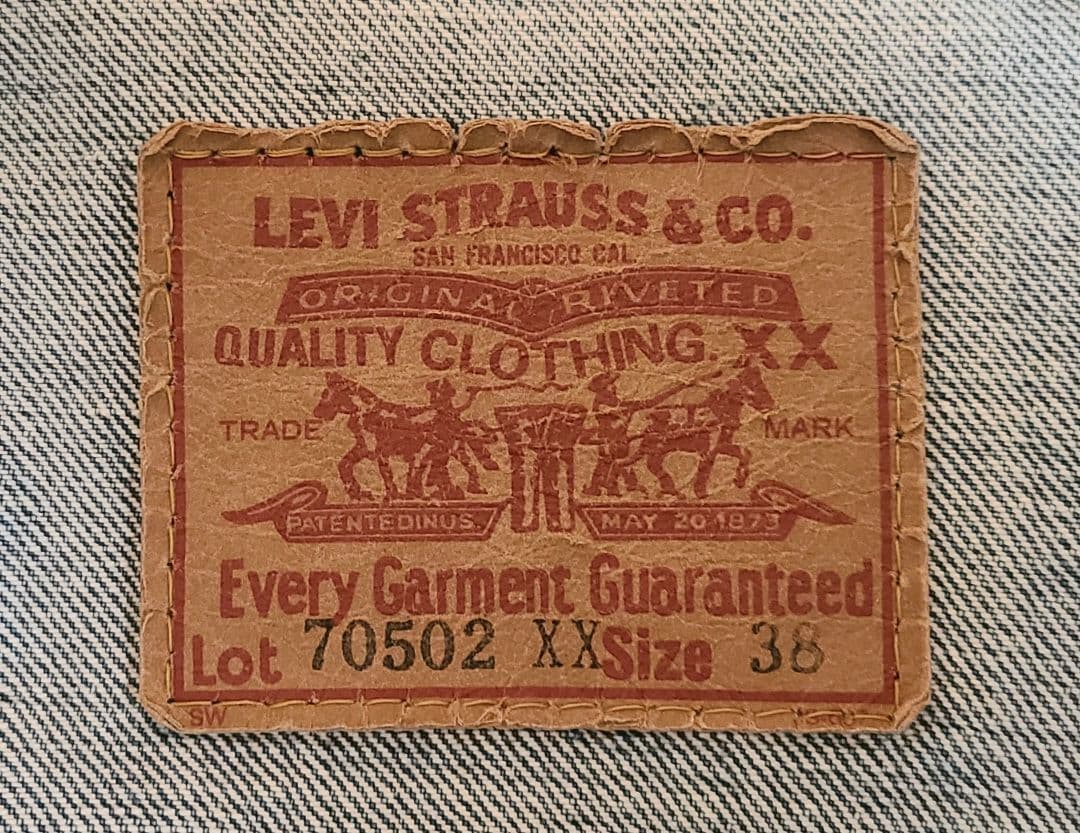 Levi's 70502XX Size38 初期復刻1stモデル 日本製