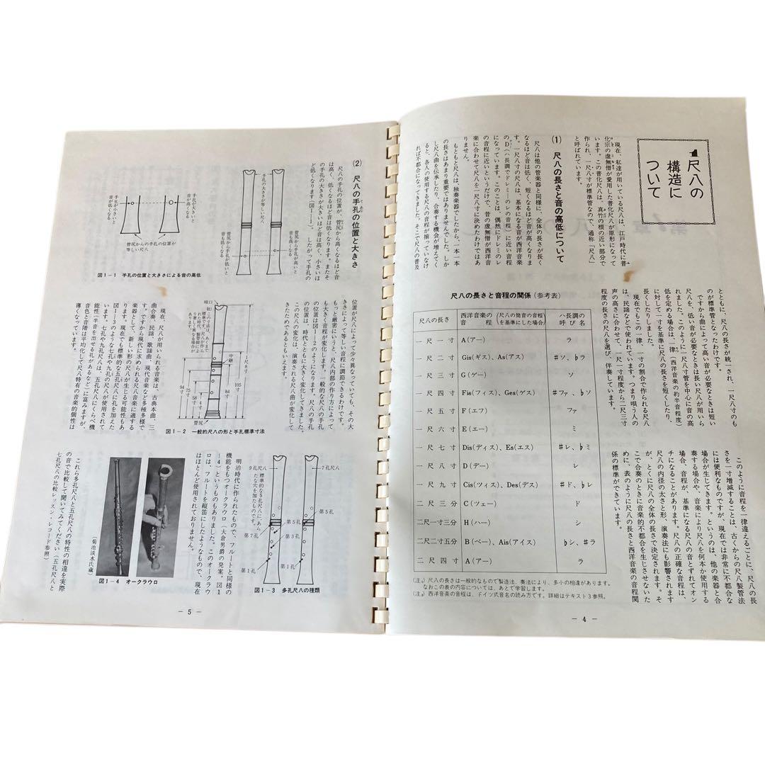 日本音楽教育センター　現代尺八奏法講座　教材セット　動作確認済み　教本　カセット