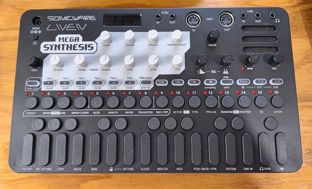 sonicware LIVEN MEGA SYNTHESIS メガシンセシス