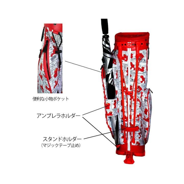 SESAME STREET スタンドバッグ エルモ 赤