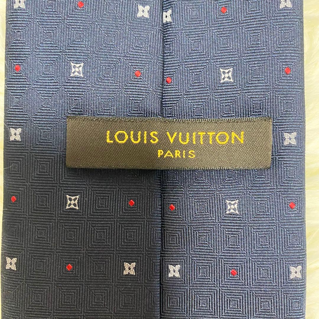 Louis Vuitton ルイヴィトン ドット柄 モノグラム シルクネクタイ