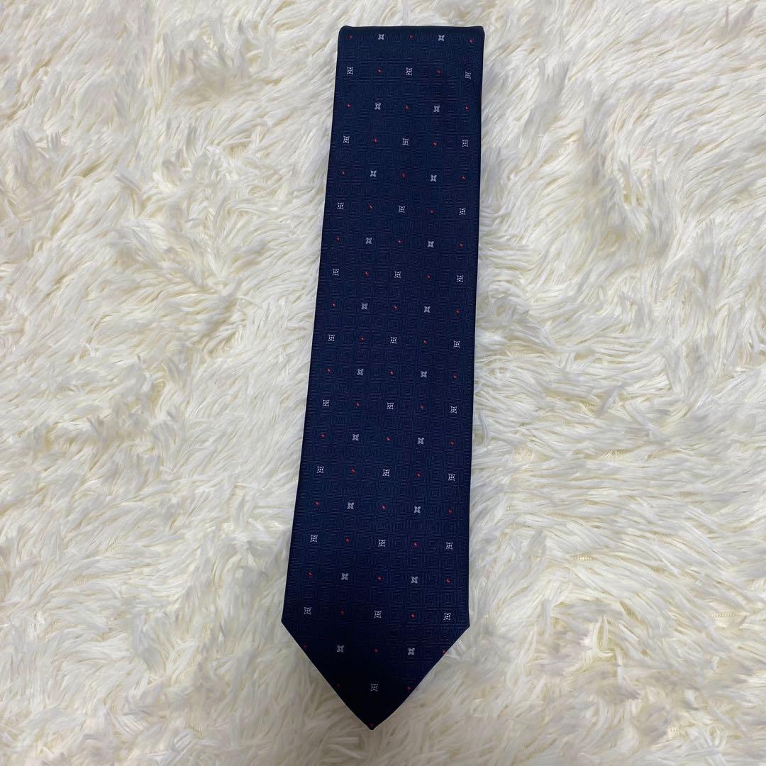 Louis Vuitton ルイヴィトン ドット柄 モノグラム シルクネクタイ