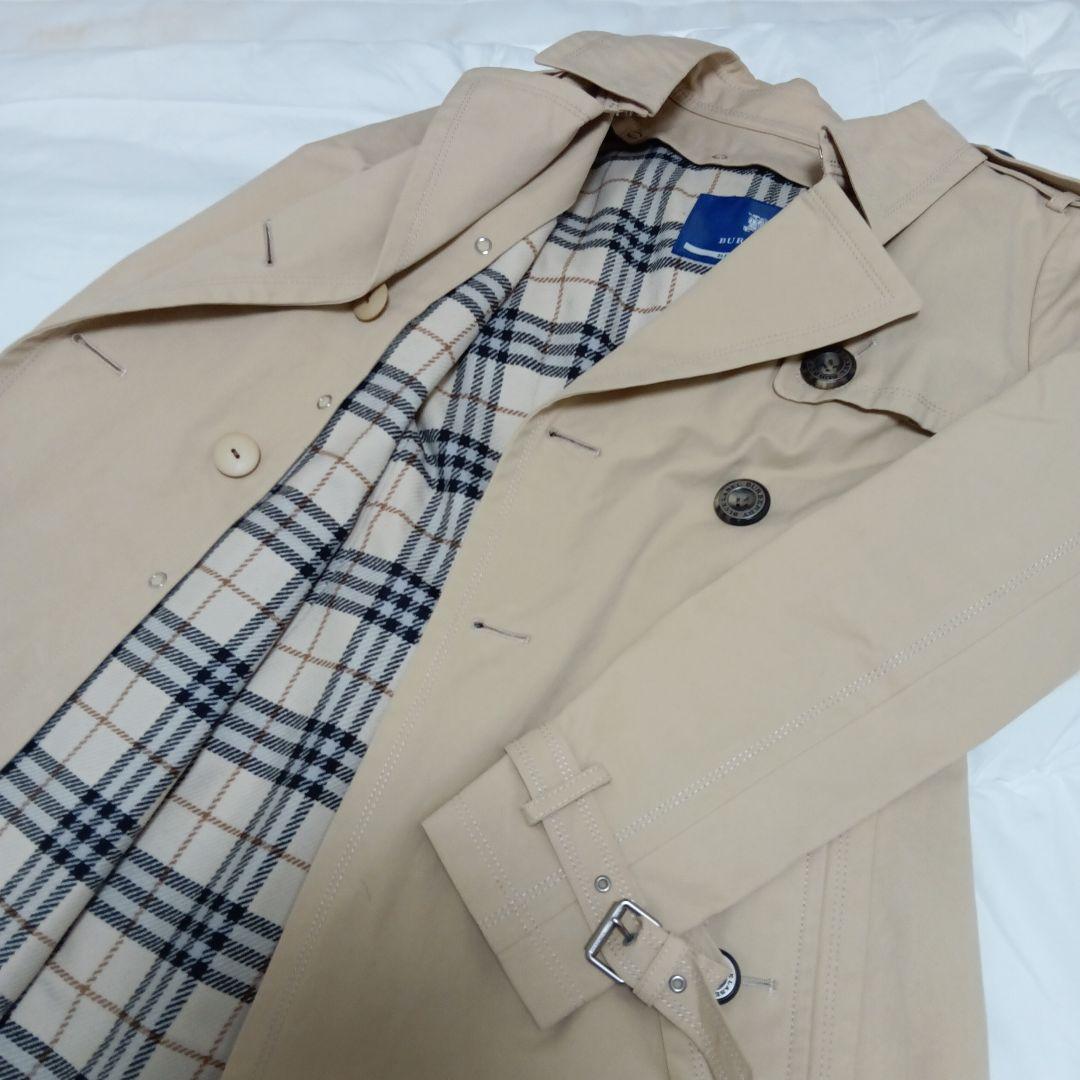 バーバリーブルーレーベル トレンチコート ノバチェック ライナー 38 ロング