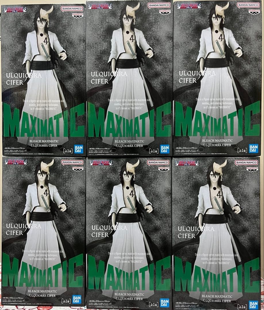 ブリーチ　MAXIMATIC フィギュア　ウルキオラ・シファー6体セット