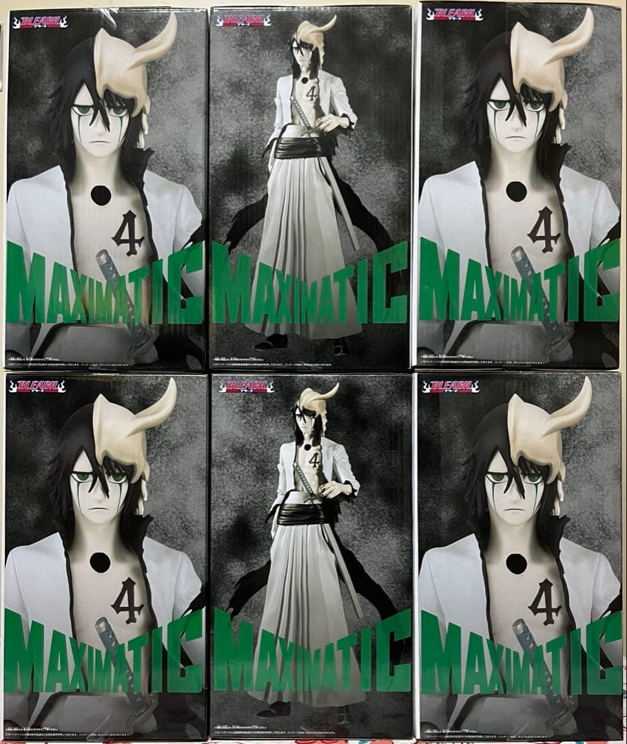 ブリーチ　MAXIMATIC フィギュア　ウルキオラ・シファー6体セット