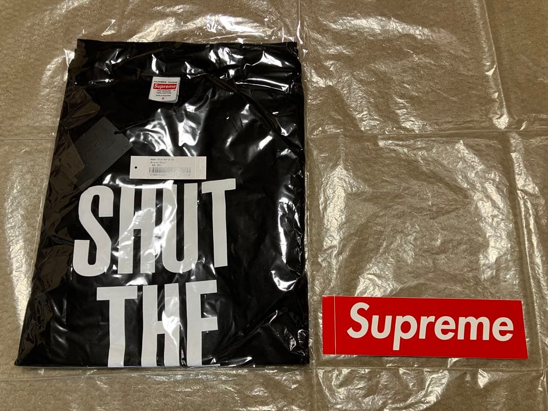 Supreme Number (N)ine Shut Up Tee S ブラック