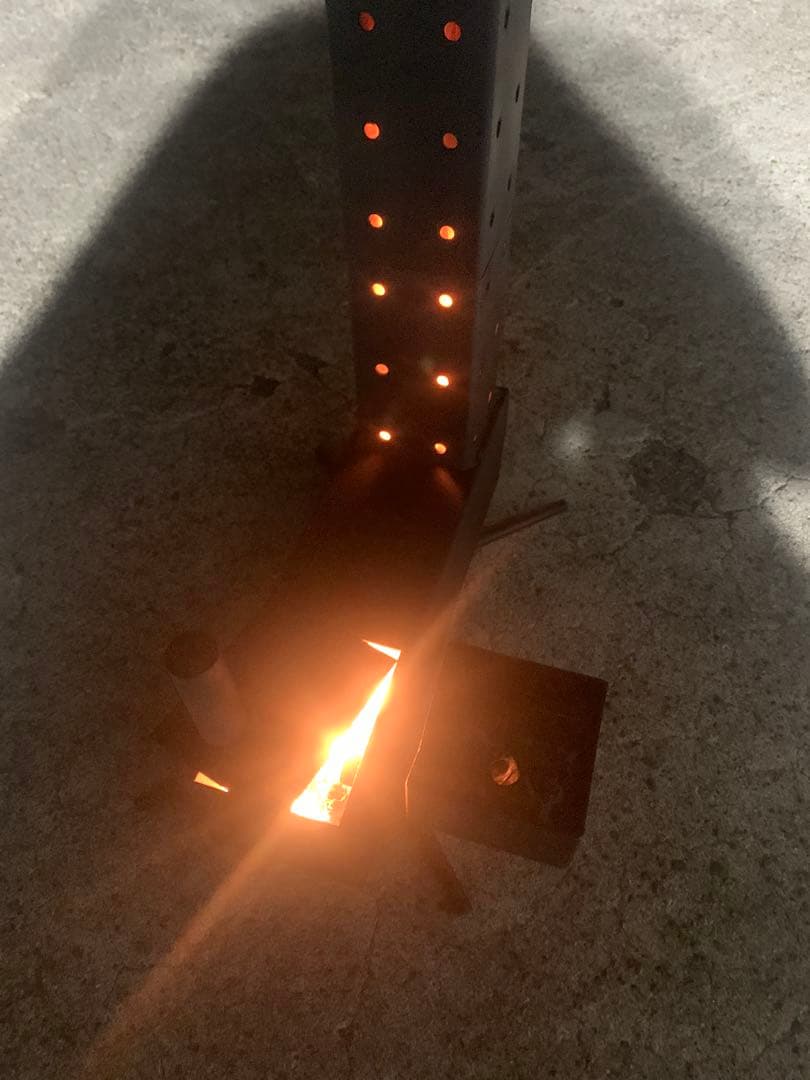 廃油ストーブ　オイルタンク無し！高品質・高効率 ロケットストーブ