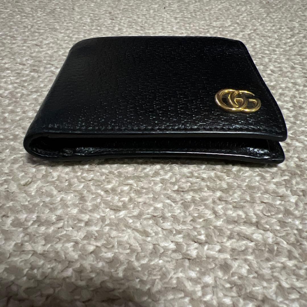 [美品]グッチ　二つ折り財布