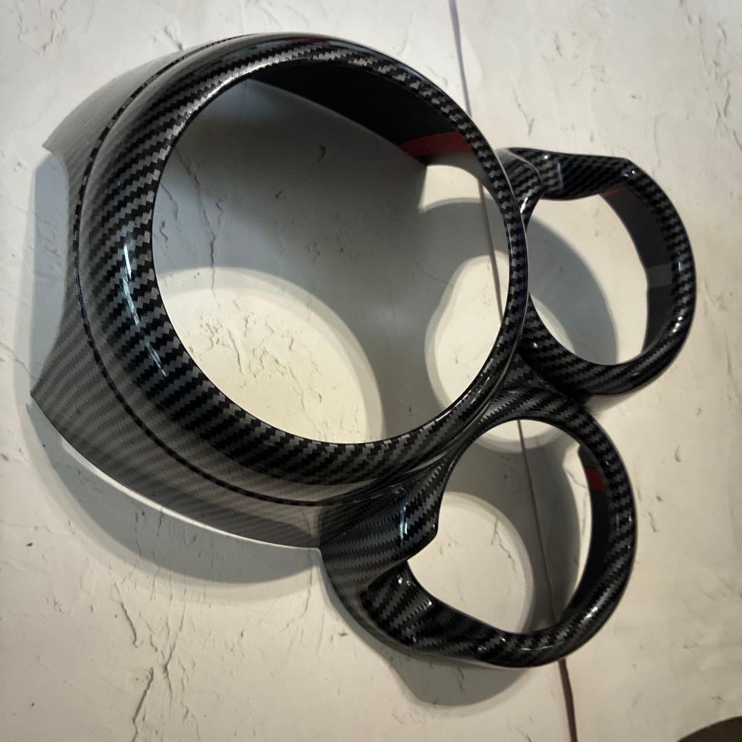 mini f55 カーボンstyleセンターコンソールカバー3点セット