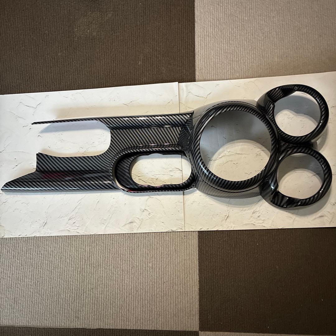 mini f55 カーボンstyleセンターコンソールカバー3点セット