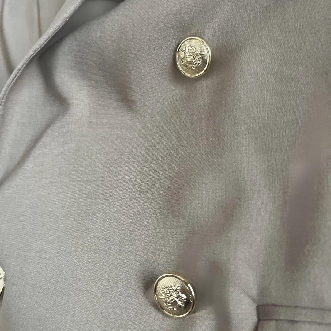 【値下】RIVE DROITE ライトピークドラペルジャケット　ベージュ