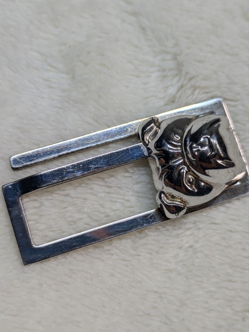 ダンヒル　マネークリップ　シルバー925　ブルドッグ　銀製　ライター