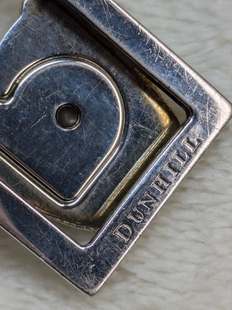 ダンヒル　マネークリップ　シルバー925　ブルドッグ　銀製　ライター