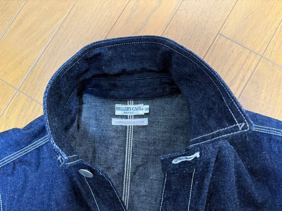 ヘラーズカフェ WAREHOUSE デニムジャケット カバーオール38