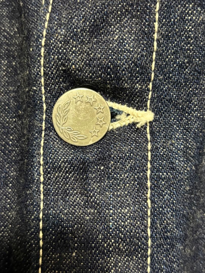 ヘラーズカフェ WAREHOUSE デニムジャケット カバーオール38