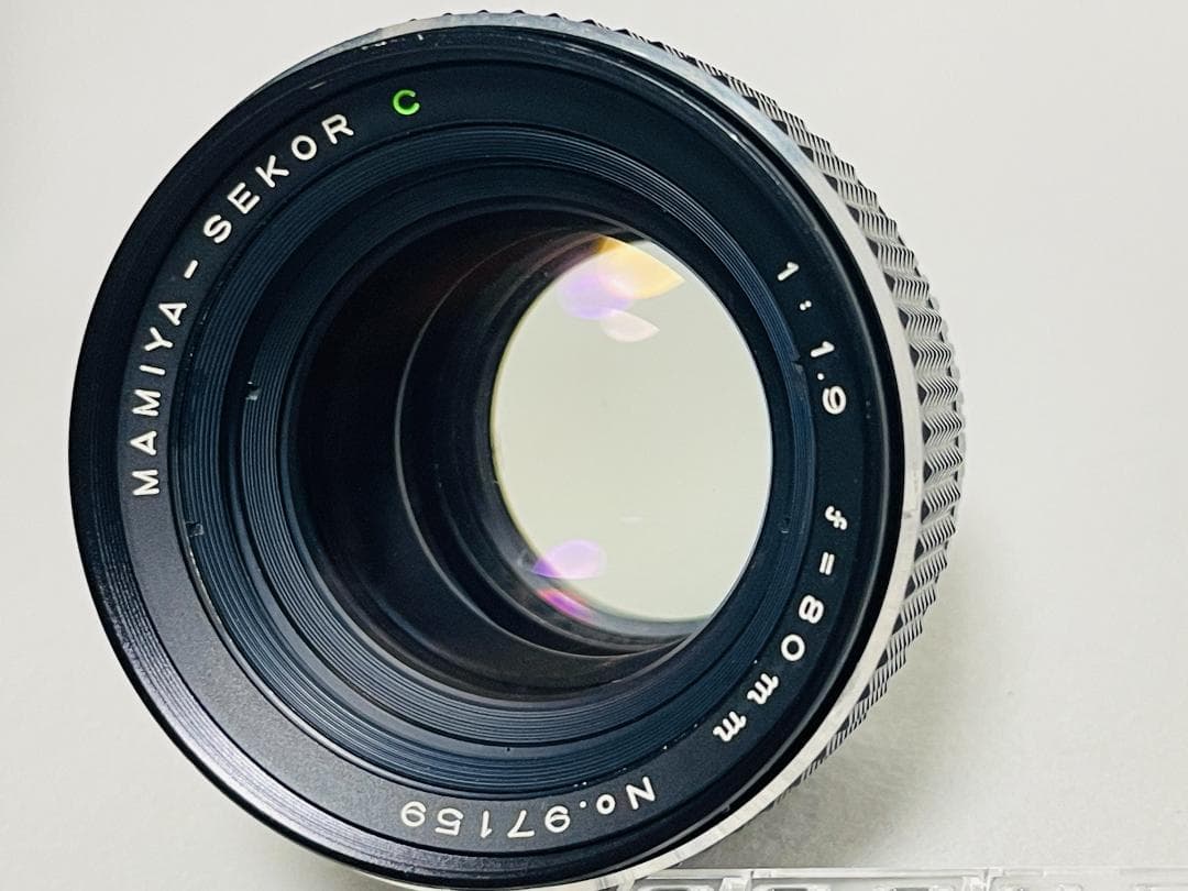 動作良好 MAMIYA マミヤ SEKOR C 80mm F1.9 単焦点レンズ