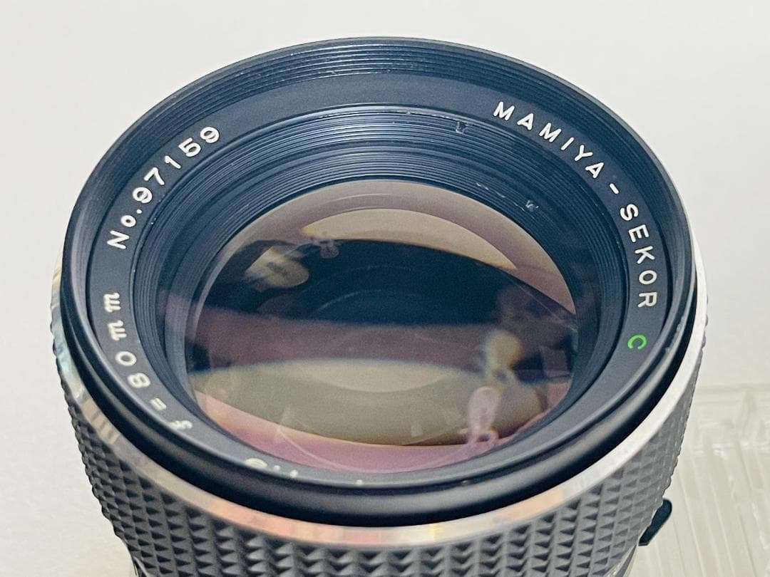 動作良好 MAMIYA マミヤ SEKOR C 80mm F1.9 単焦点レンズ