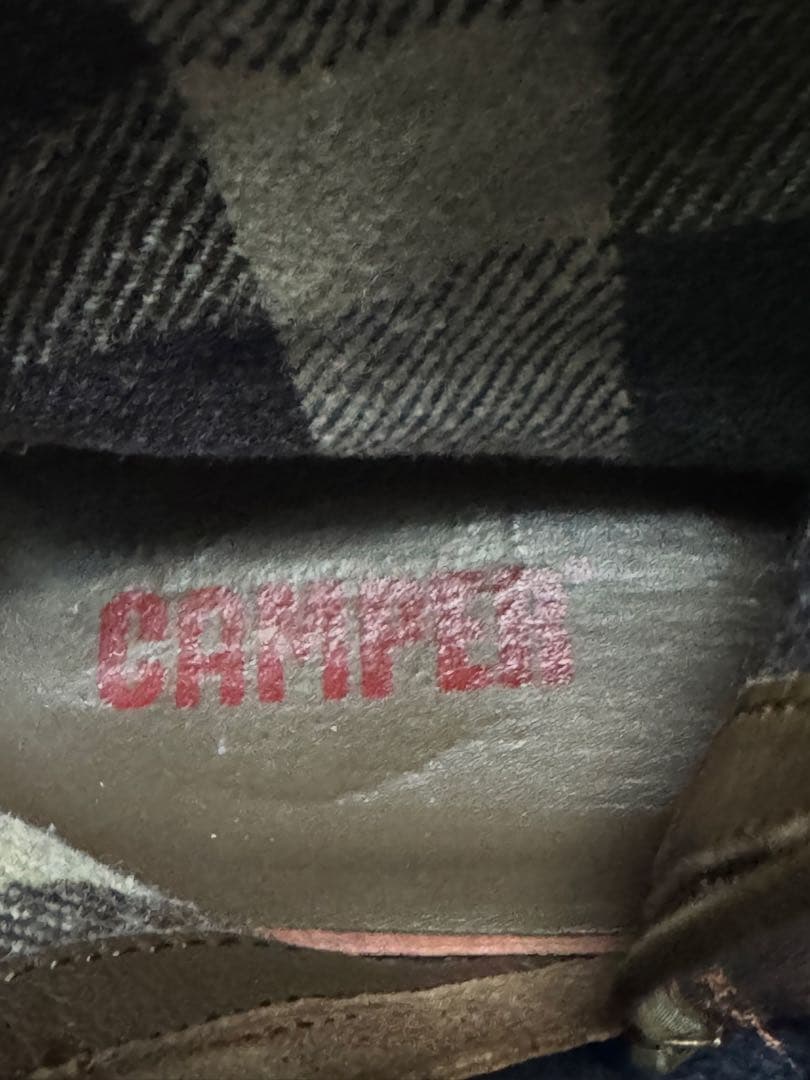 【高級ソール】CAMPER カンペール サイドジップ レザーブーツ 41