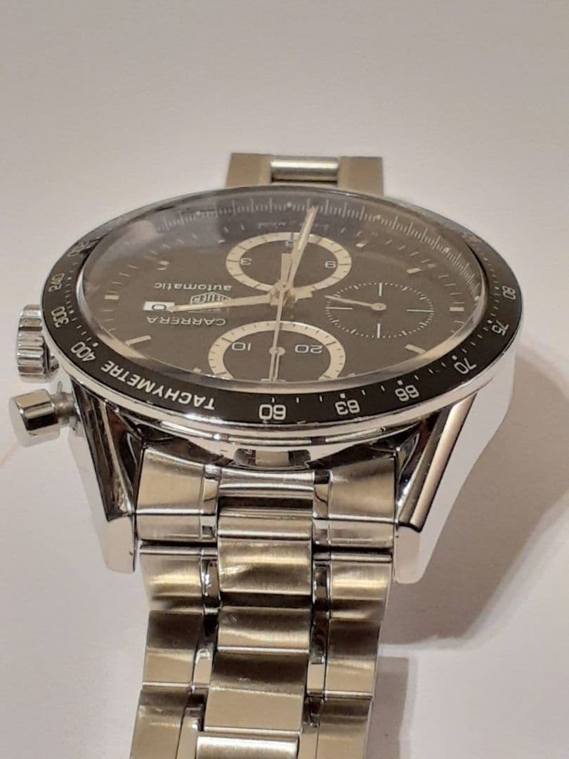 OH済　タグホイヤー CV2010 カレラ タキメーター　自動巻き腕時計　美品