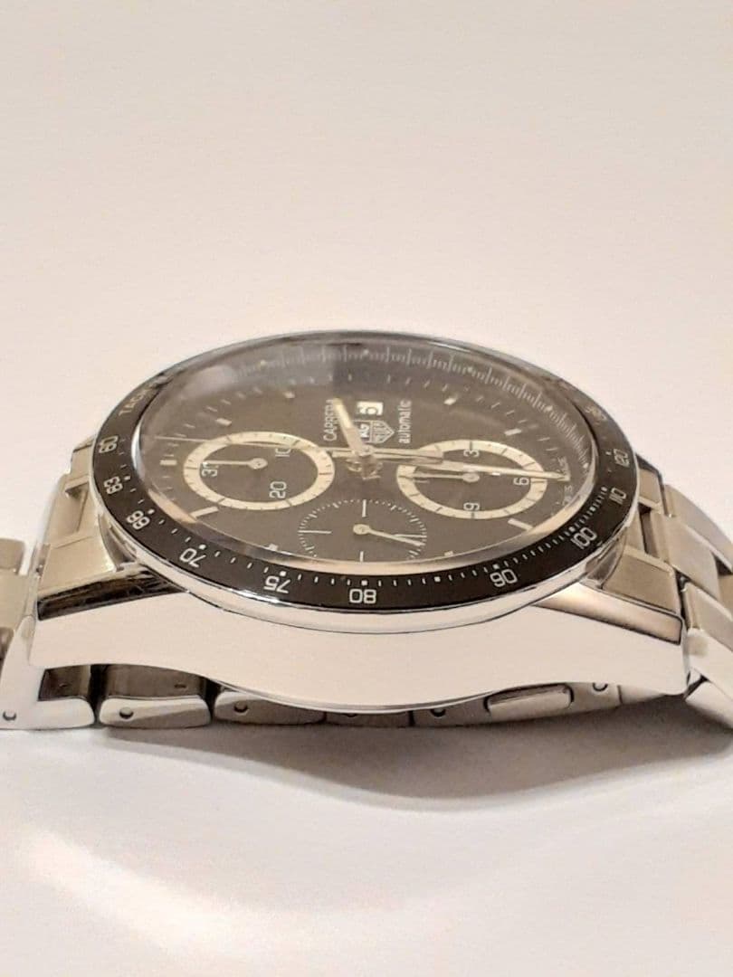 OH済　タグホイヤー CV2010 カレラ タキメーター　自動巻き腕時計　美品