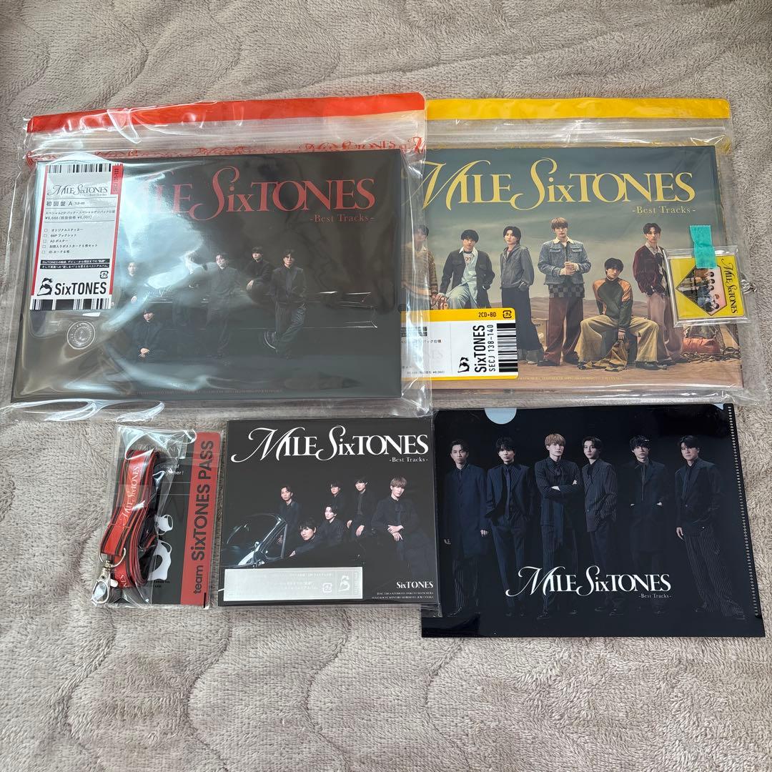 SixTONES MILE SixTONES -Best Tracks- 3形態