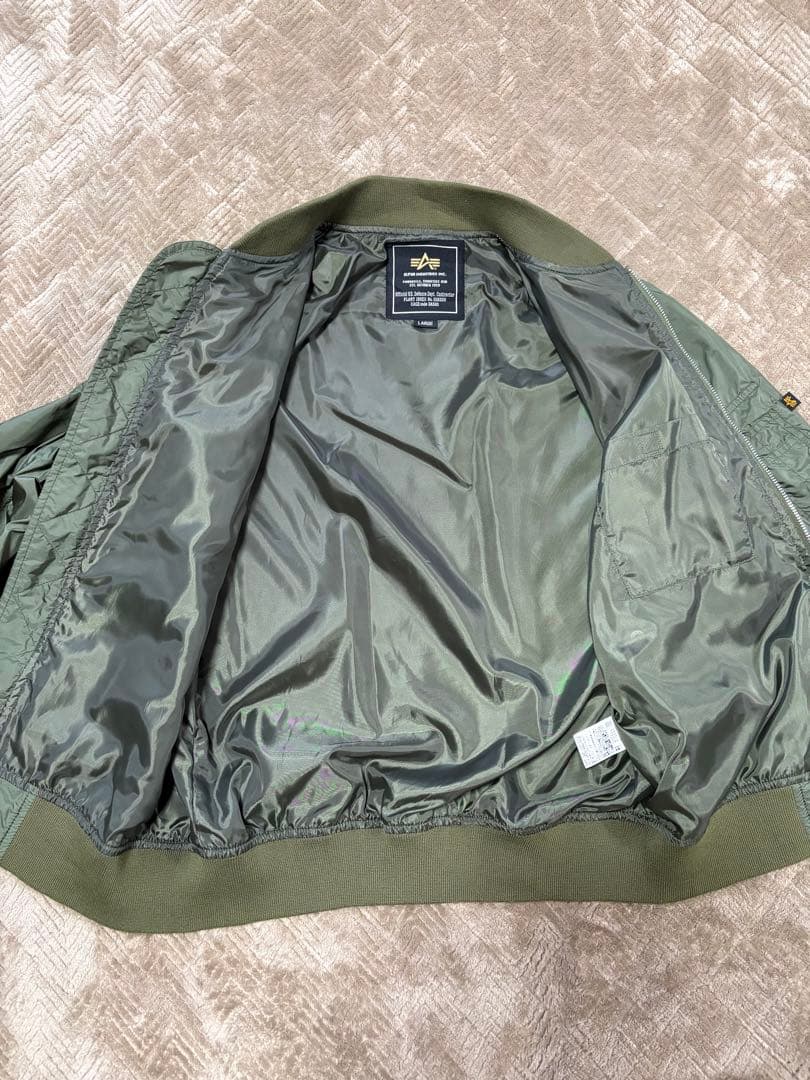 【未使用品】ALPHA INDUSTRIES MA-1フライトジャケット L