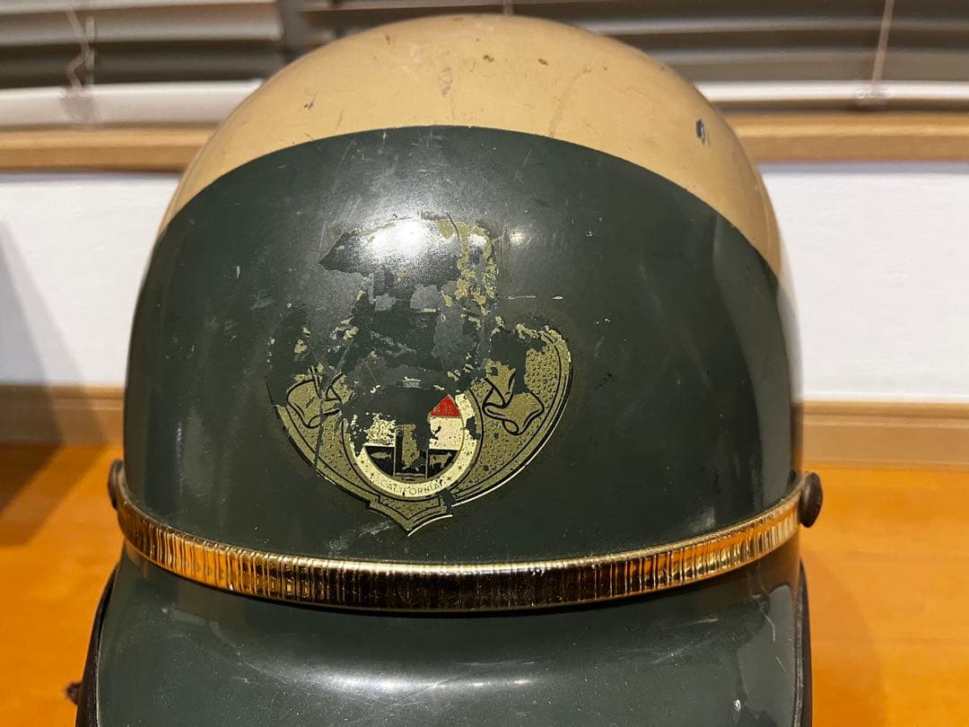 60's BELL TOPLEX 保安官 ヘルメット ポリヘル ポリス
