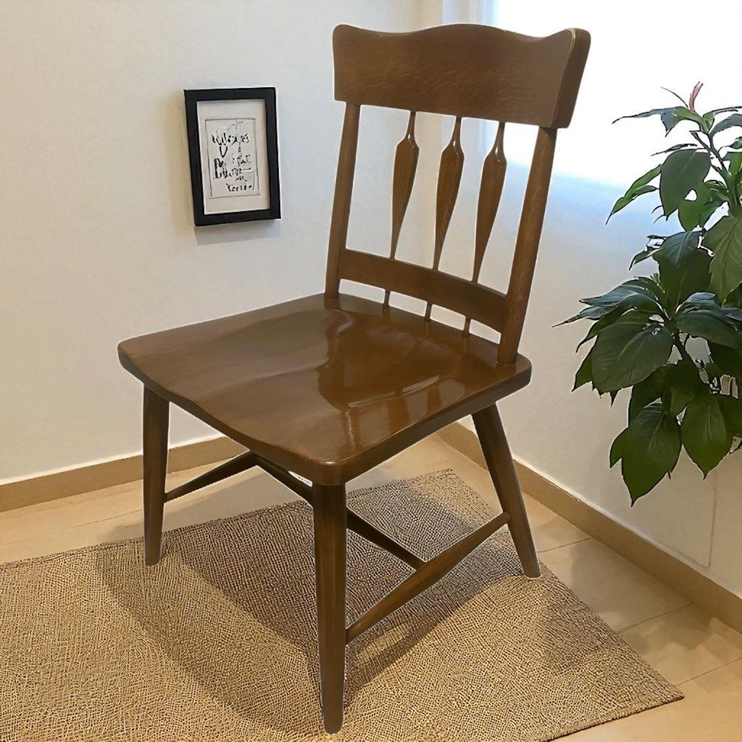 希少　レア KASHIWA 柏木工 椅子　ダイニングチェア　ウィンザーチェア　B