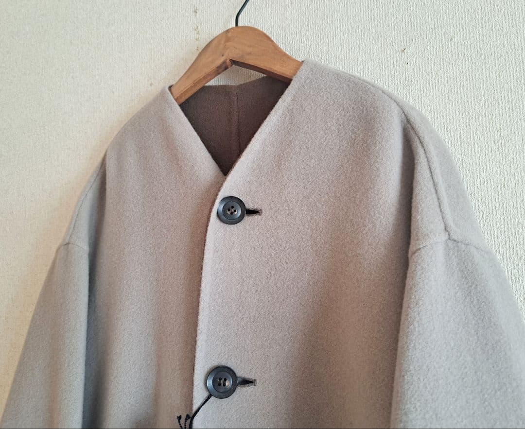 《タグ付き新品未使用》ルグラジック ノーカラー リバーシブルコート