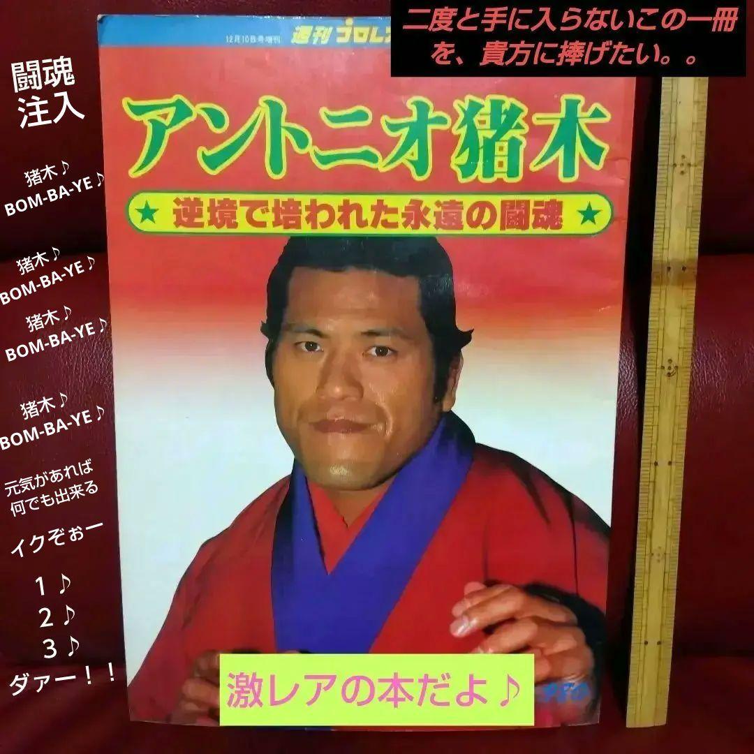 アントニオ猪木 プロレス雑誌　週刊プロレス　　　　 昭和５８年物　格闘技