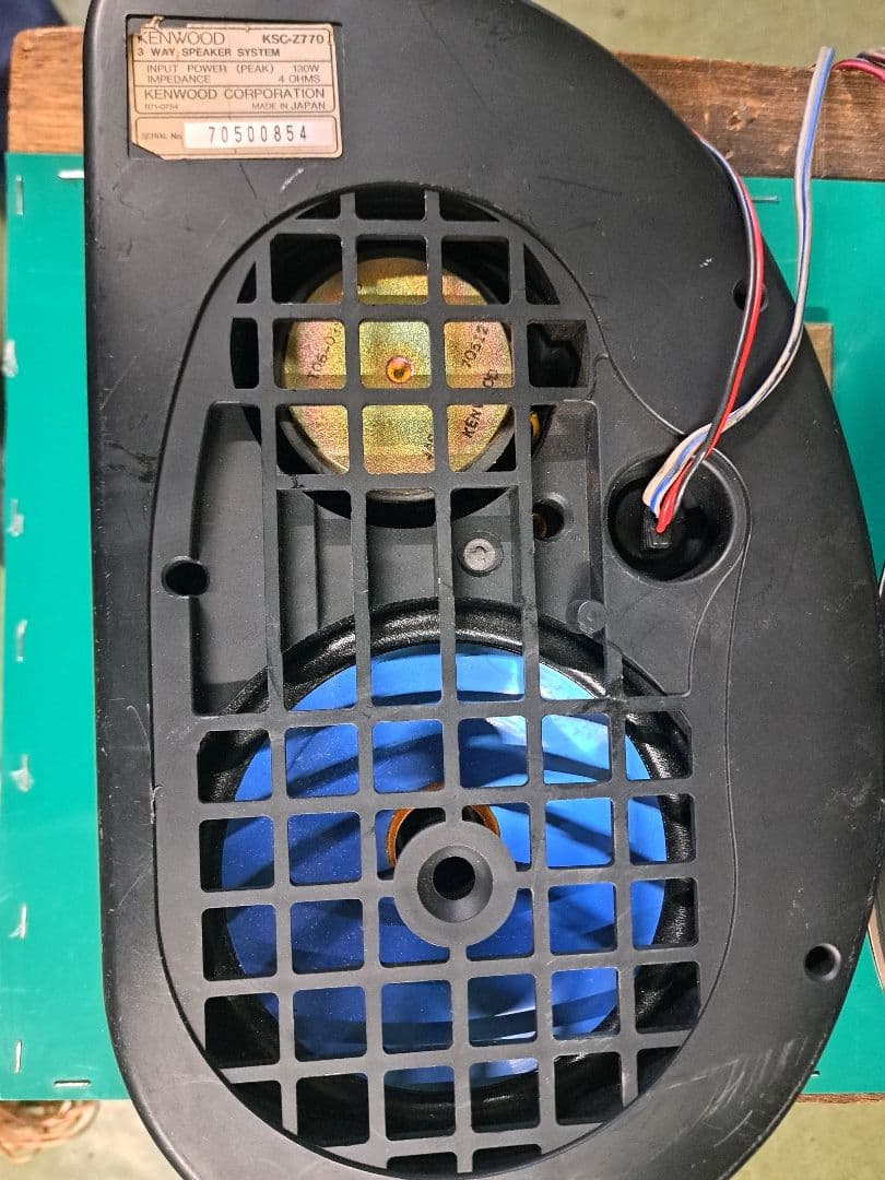 KENWOOD KSC-Z770 3WAY 据置型スピーカーシステム 動作確認済