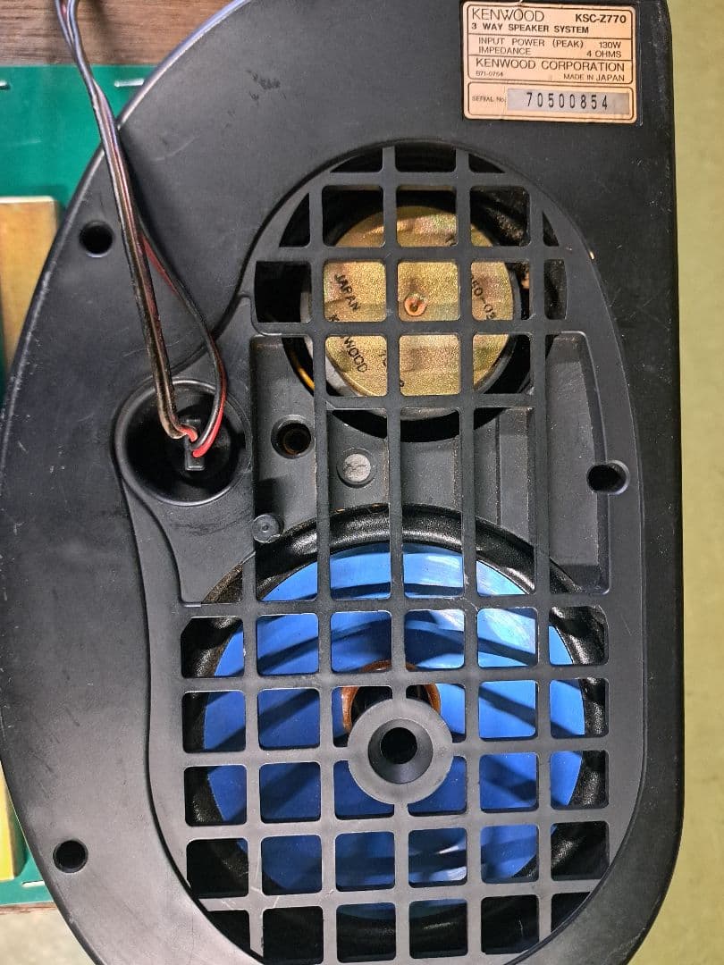 KENWOOD KSC-Z770 3WAY 据置型スピーカーシステム 動作確認済
