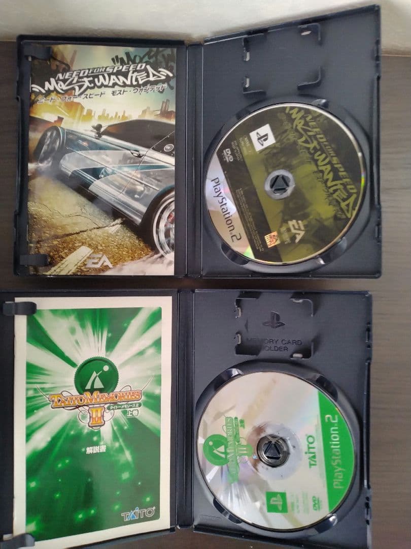 PS2用ソフト　タイトーメモリーズ2 上巻その他2本セット