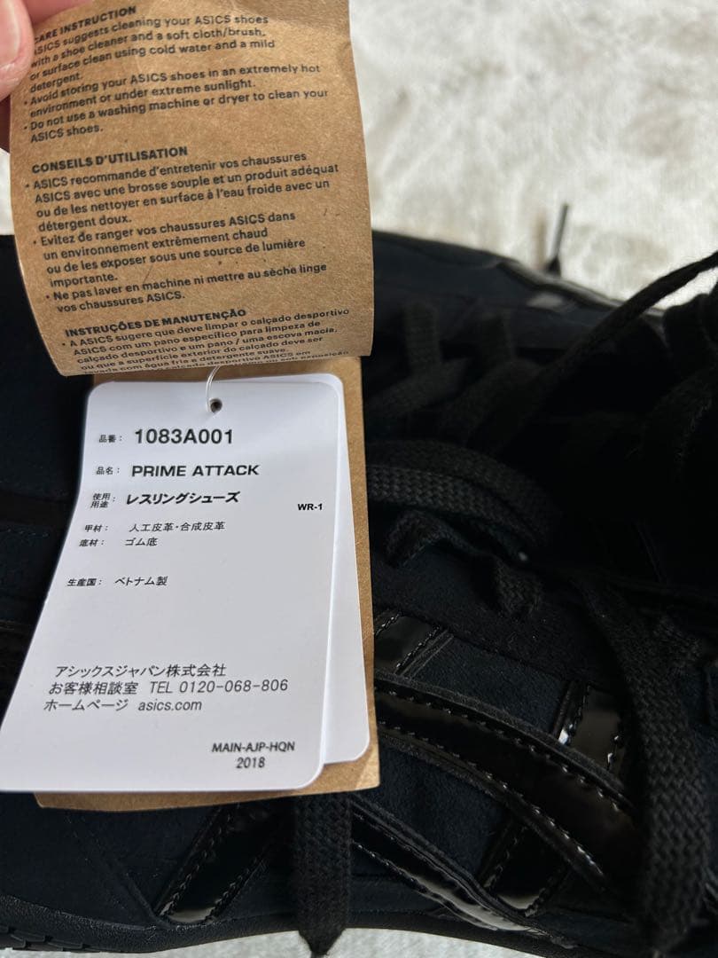 新品未使用‼︎ASICS ボクシング/レスリングシューズ　29.0cm