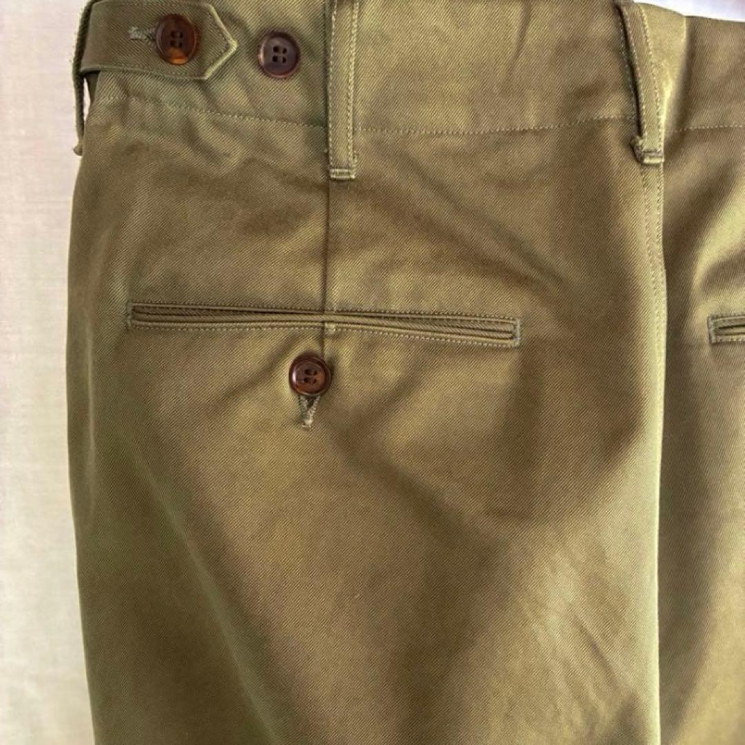 パンツ AURALEE WASHED FINX CHINO WIDE PANTS