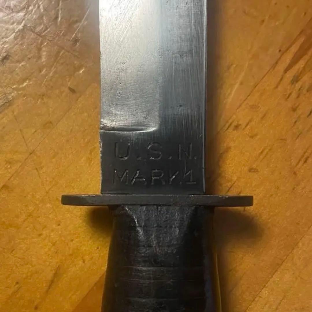 米海軍・カミラス社製USN Mark 1ナイフ／シース付き（良品）